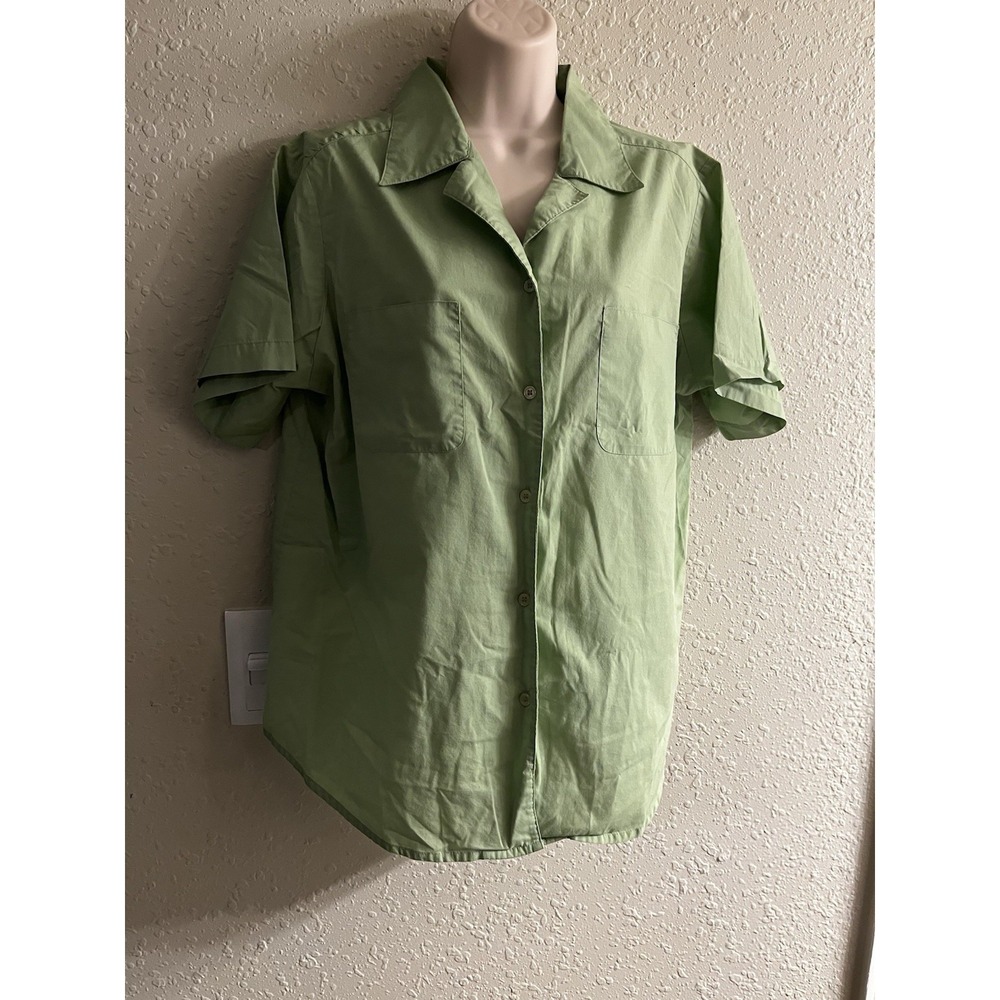 New Size 16 W Basic Editions Plus Kiwi Top #15*9